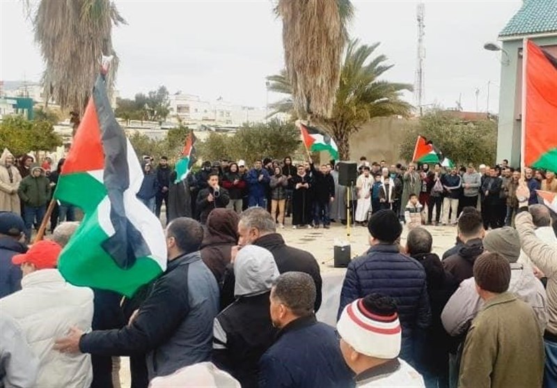 تظاهرات ضدصهیونیستی در 46 شهر مغرب