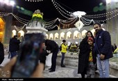 Pilgrims Celebrate Birthday of Imam Mahdi (AS) in Mashhad