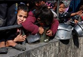 آثار وحشتناک سوءتغذیه ناشی از جنایات اسرائیل در غزه