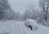 انسداد راه‌های روستایی کوهستانی مازندران