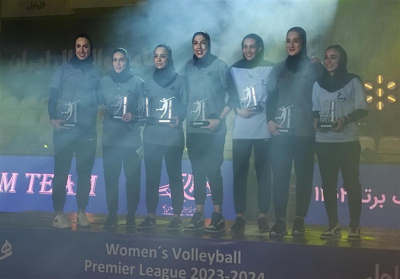 تیم رویایی لیگ برتر والیبال زنان معرفی شد