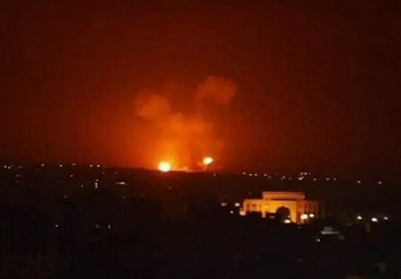 Syrian Military Confronts Israeli Airstrike Near Damascus