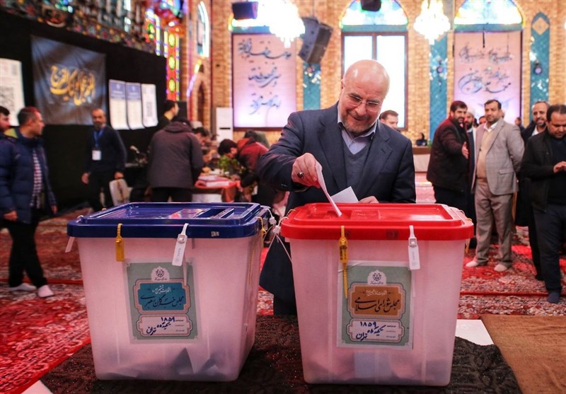 قالیباف یدلی بصوته فی الانتخابات البرلمانیة