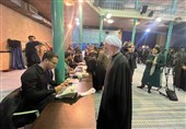 مجید انصاری در حسینیه جماران رأی داد