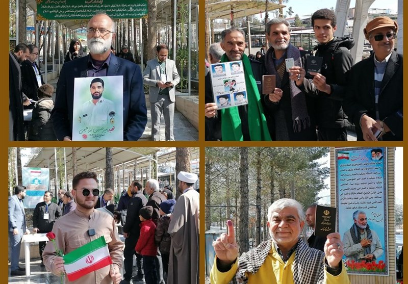 حضور مردم در انتخابات ریاست جمهوری در دیار خاوران+فیلم