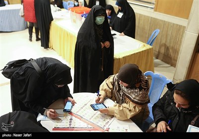 ساعات پایانی انتخابات 1402 در مسجد حضرت امیر تهران