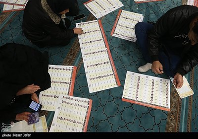 ساعات پایانی انتخابات 1402 در مسجد لولاگر تهران 