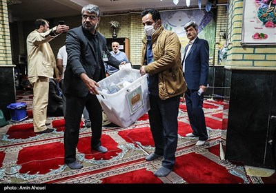 شمارش آرا انتخابات در شعب اخذ رأی تهران- عکس خبری تسنیم