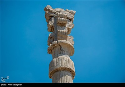 تخت جمشيد في محافظة فارس جنوب إيران