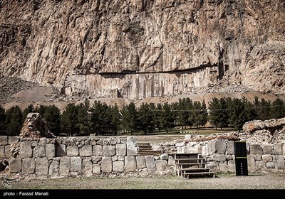 محوطه تاریخی بیستون- عکس خبری تسنیم