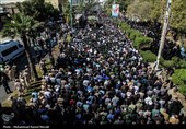 تشییع پیکر شهید مدافع حرم رضا زارعی - هرمزگان