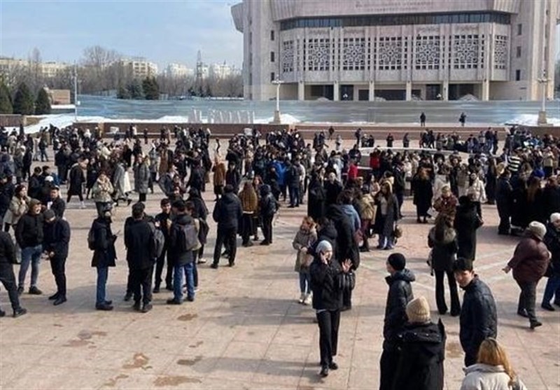 زلزله 6.1 ریشتری در آلماتی قزاقستان