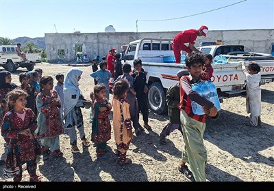 تداوم خدمت‌رسانی به سیل‌زدگان جنوب استان سیستان و بلوچستان
