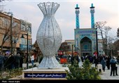 بزرگترین المان ملیله دنیا در زنجان رونمایی شد