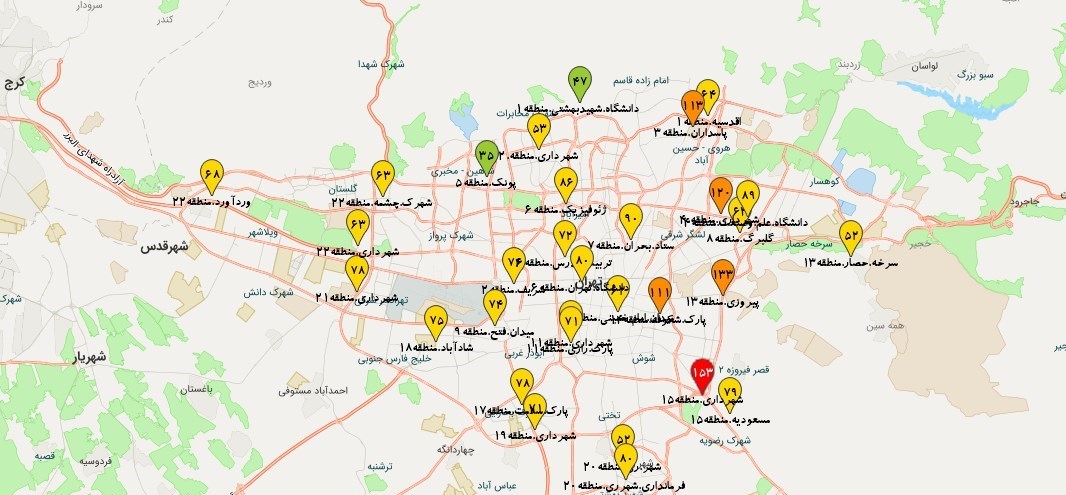 کیفیت هوای تهران , شرکت کنترل کیفیت هوا , 