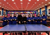قهرمانی دانشگاه آزاد در لیگ برتر تنیس روی میز بانوان