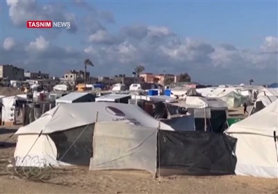 مخیم مصری للاجئین الفلسطینین فی ظل استمرار العدوان الصهیونی ومنع دخول المساعدات