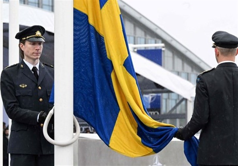 Sweden’s Flag Is Raised at NATO Headquarters to Cement Its Place as 32nd Member