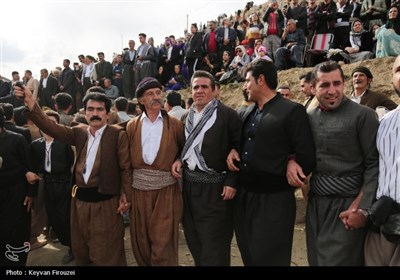استقبال عيد النوروز في قرية آفيهنك - محافظة كردستان