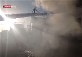 آتش‌سوزی در یک پاساژ تجاری زاهدان؛ حریق پس از 3 ساعت مهار شد + فیلم