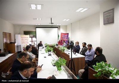 مراسم معارفه و تکریم مدیر دفتر خبرگزاری تسنیم در استان قم