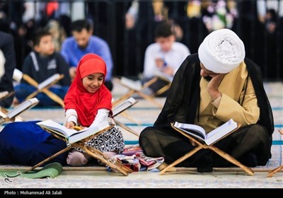 Церемония чтения Священного Корана в святыни Хазрата Масуме (мир ей)