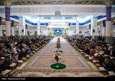 Церемония чтения Священного Корана в святыни Хазрата Масуме (мир ей)