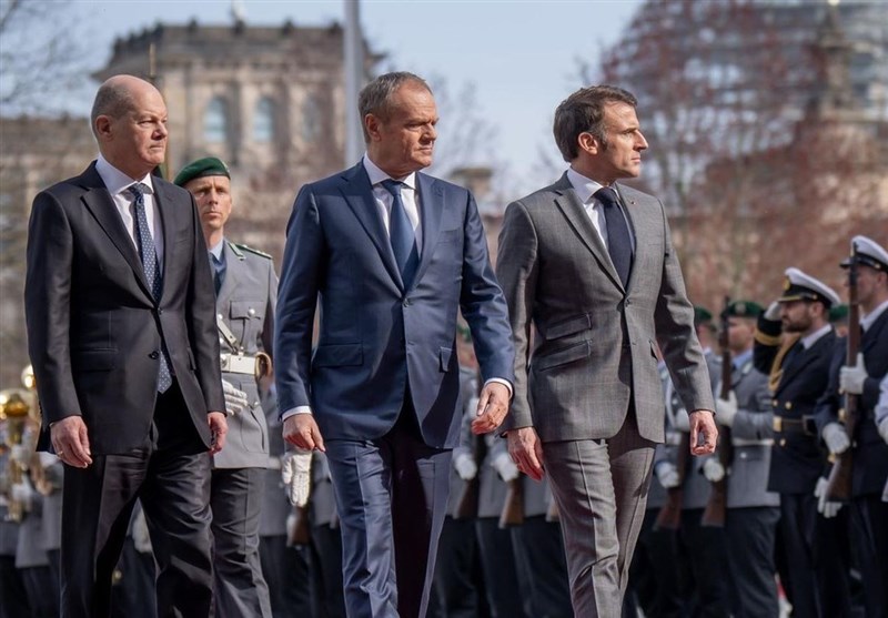 تلاش رهبران فرانسه، آلمان و لهستان در نشست وایمار برای تمرکز بر اشتراکات در مسئله اوکراین