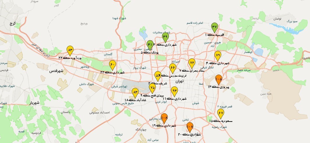 کیفیت هوای تهران , شرکت کنترل کیفیت هوا , 