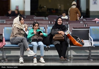 مسافران نوروزی در فرودگاه شهید بهشتی اصفهان