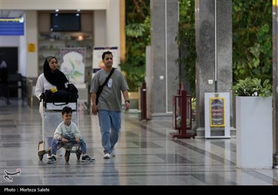 مسافران نوروزی در فرودگاه شهید بهشتی اصفهان