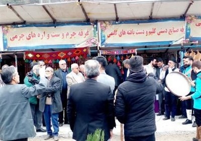 مازندران| بازارچه صنایع‌دستی در مسیر جاده سوادکوه