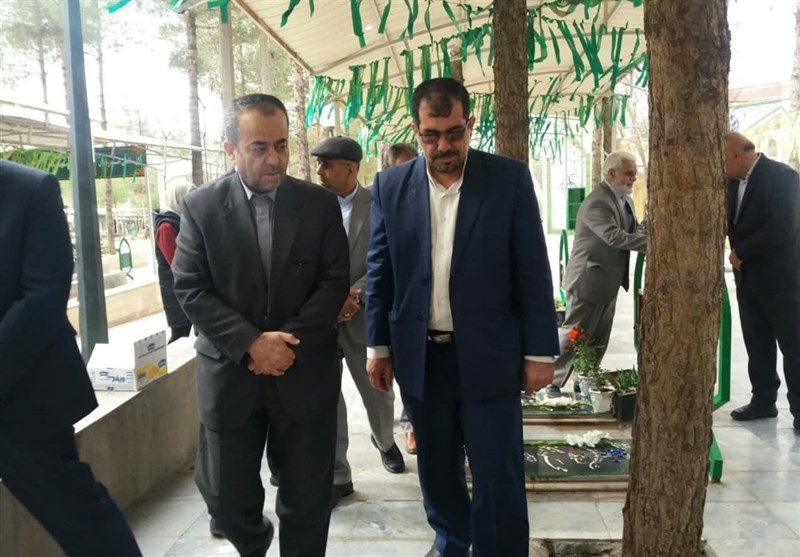 بيرجند،شهداي،استاندار،شهيد،حضور،مزار