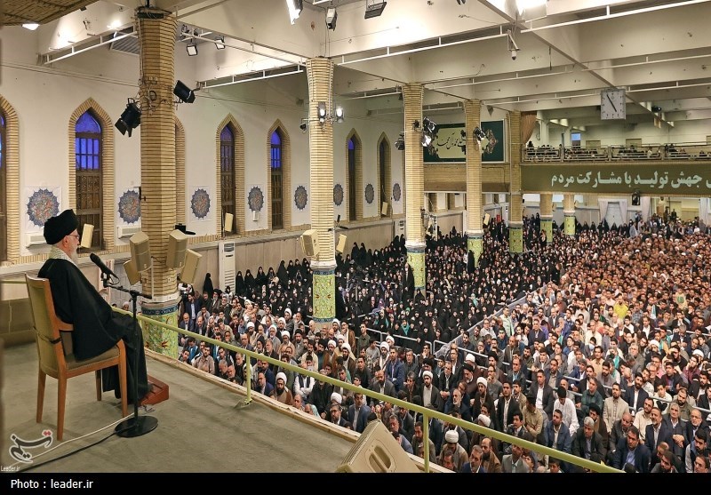 سخنرانی نوروزی رهبرمعظم انقلاب در حسینیه امام خمینی(ره)- عکس ...