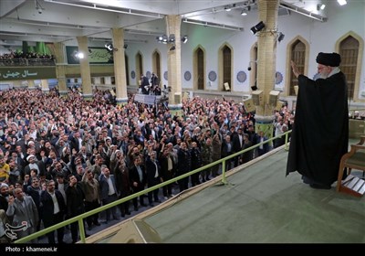 سخنرانی نوروزی رهبرمعظم انقلاب در حسینیه امام خمینی(ره)- عکس ...