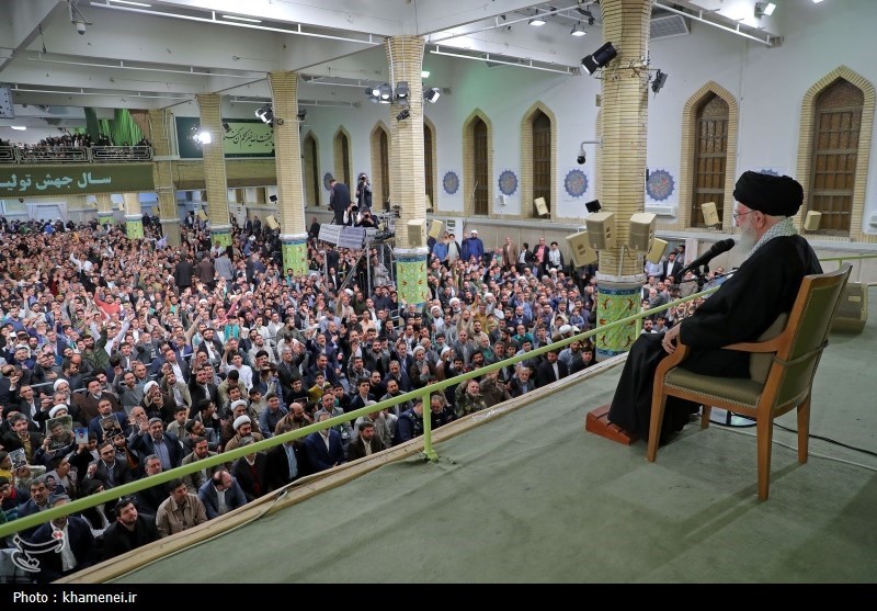 سخنرانی نوروزی رهبرمعظم انقلاب در حسینیه امام خمینی(ره)- عکس ...