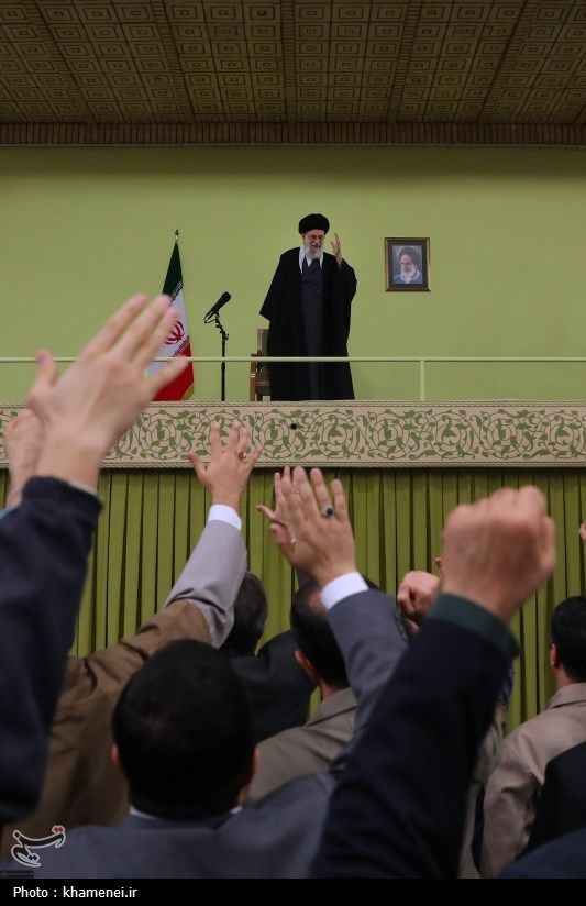 سخنرانی نوروزی رهبرمعظم انقلاب در حسینیه امام خمینی(ره)- عکس ...