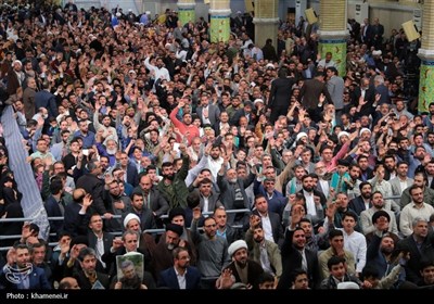 سخنرانی نوروزی رهبرمعظم انقلاب در حسینیه امام خمینی(ره)- عکس ...