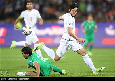 دیدار تیم های فوتبال ایران - ترکمنستان
