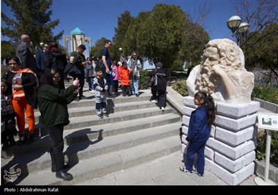 مسافران نوروزی در همدان