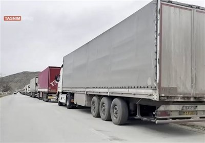 معطلی رانندگان در مرز سرو آذربایجان غربی