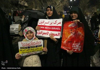 تجمع مردم همدان در محکومیت حمله رژیم صهیونیستی