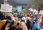 تجمع اقشار مختلف مردم در محکومیت جنایات علیه غزه در تهران