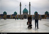 حال و هوای نوروزی زائران در مسجد مقدس جمکران
