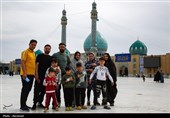 حال و هوای نوروزی زائران در مسجد مقدس جمکران