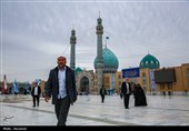 حال و هوای نوروزی زائران در مسجد مقدس جمکران