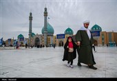 حال و هوای نوروزی زائران در مسجد مقدس جمکران