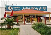 لغو 2 پرواز فرودگاه دزفول درپی بارندگی