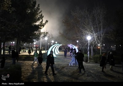 Открытие второго фестиваля световых искусств в Мешхеде