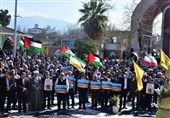 راهپیمای مردم اصفهان در محکومیت جنایات اسرائیل + فیلم